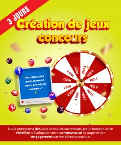 Création des jeux de concours