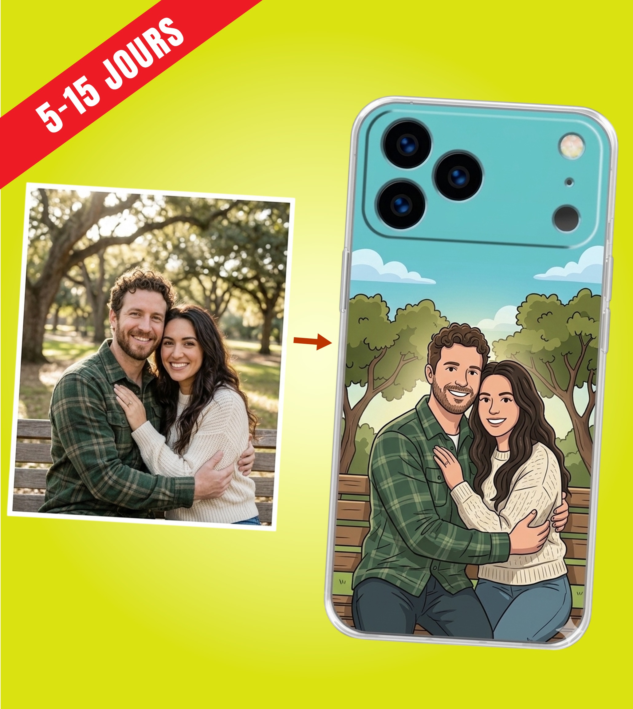 Coque personnalisable pour iPhone