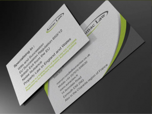 Carte de visite premium